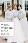 Winter wedding, floor length champagne bridesmaid dresses