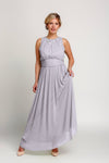 Bridesmaid Dresses - Jewel Neck Tall Floor Length Chiffon Bridesmaid Dress - BridesMade