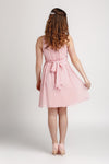 Bridesmaid Dresses - Jewel Neck Knee Length Chiffon Bridesmaid Dress - BridesMade