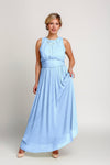 Bridesmaid Dresses - Jewel Neck Floor Length Chiffon Bridesmaid Dress - BridesMade